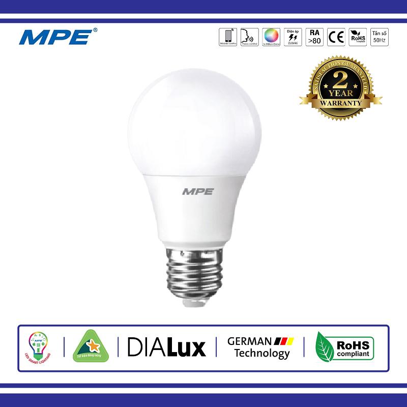 Đèn led bulb dimmer 9w mpe