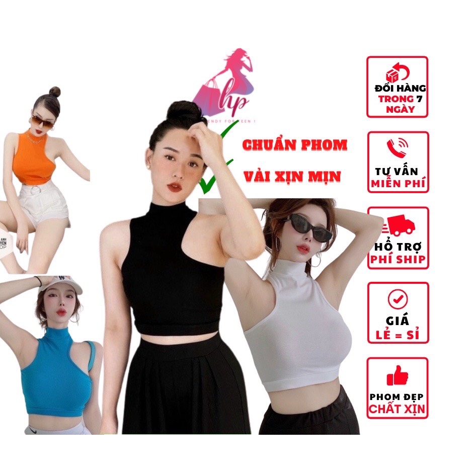 áo ba lỗ croptop nữ cổ lộ lệch vai ôm body kiều mới phong cách hàn quốc cực dễ thương mẫu mới thời trang A7