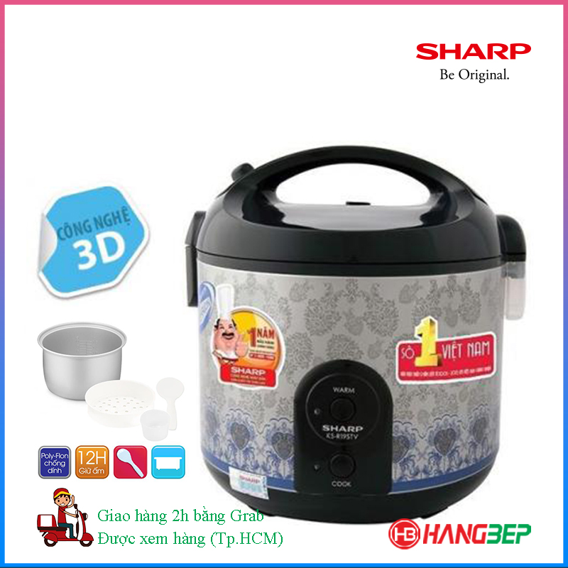 Nồi cơm điện sharp ks-19tjv "bc"
