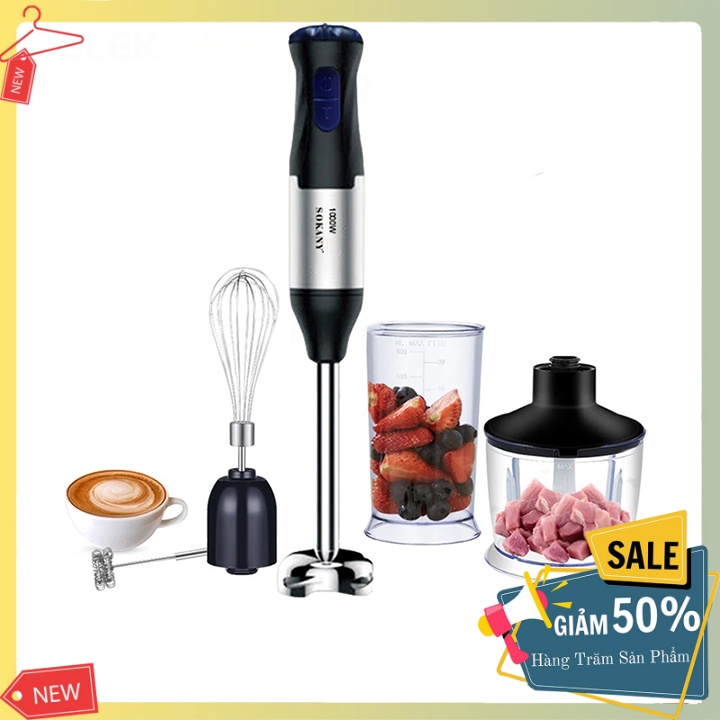 Máy xay sinh tố cầm tay cao cấp chính hãng Sokany 1711