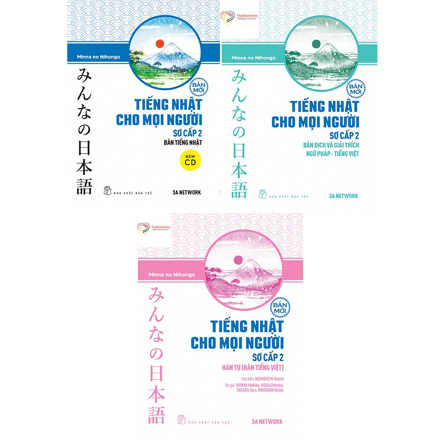 Sach Combo Minna No Nihongo Sơ Cấp 2 Phien Bản Mới Sgk Bản Dịch Han Tự Lazada Vn