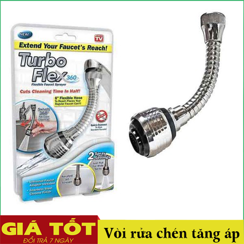 Đầu Vòi Phun Nước Áp Lực Cao,Đầu Vòi Rửa Chén Tăng áp,Đầu vòi rửa chén bát tăng áp, điều hướng xoay 360 độ, 3 chế độ phù hợp với nhiều loại vòi (Bạc)