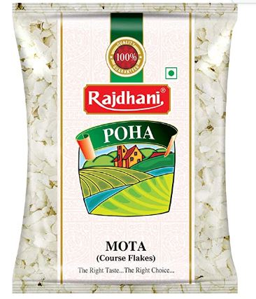 Rajdhani poha 500gm - gạo dẹt ấn độ