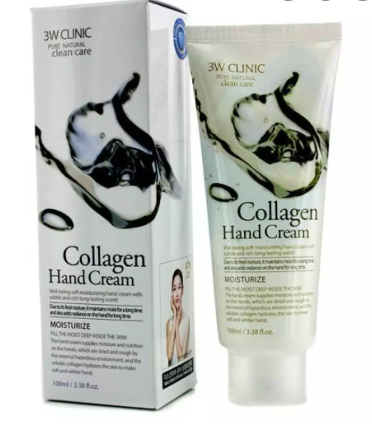 Kem dưỡng tay 3W CLINIC Collagen Hand Cream 100ml