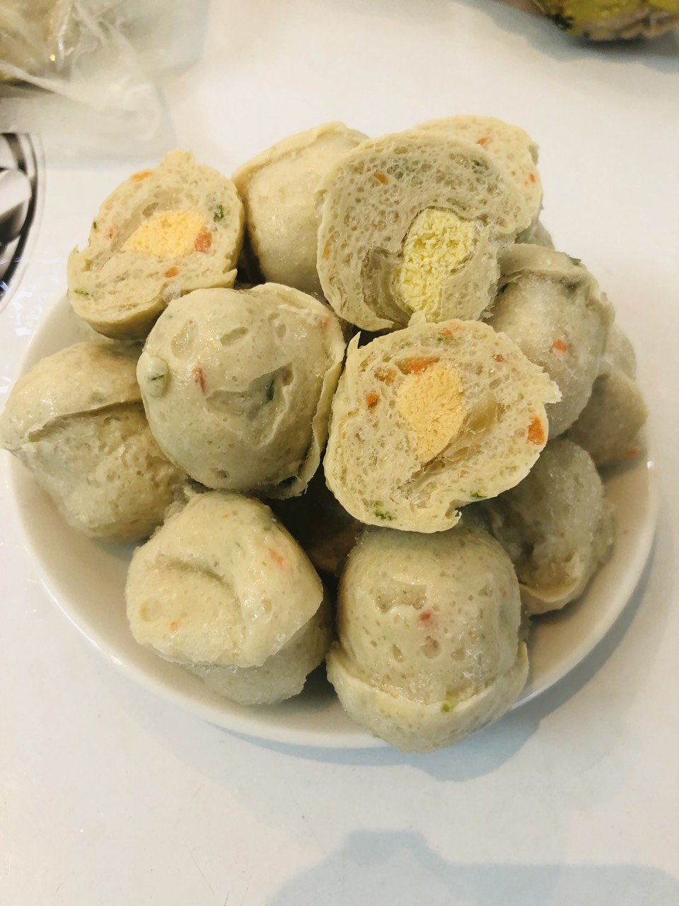 chả trứng cút gói 500g