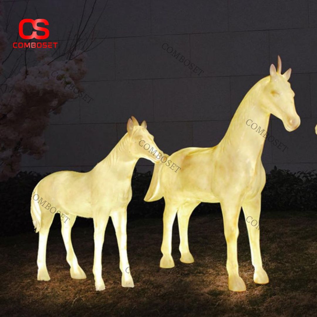 Led Horse Statue Lights for Luxurious Landscape Decoration for Resorts Giá 28,175,000 Đồng*Miễn phí vận chuyển