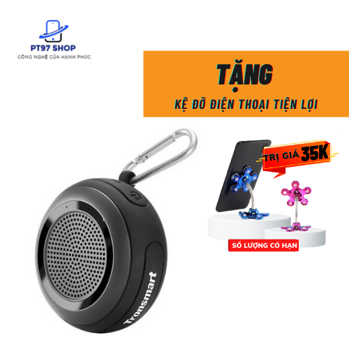 Loa Bluetooth 4.2 Tronsmart Element Splash TM-24477 - Âm thanh vòm 360 Công suất 7W - BH 12 tháng - Dùng được THẺ NHỚ