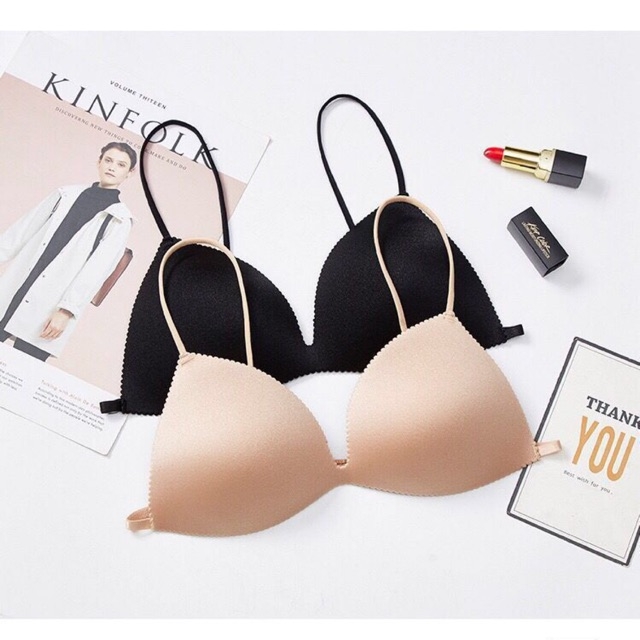 Áo bra đúc su cài sau dây mảnh 818 siêu hot