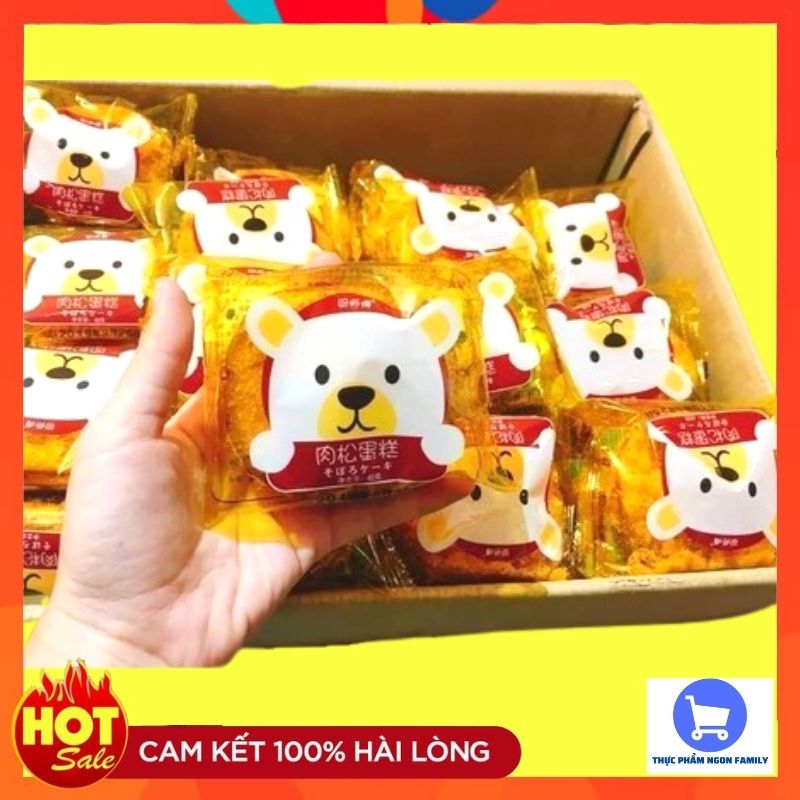 1 hộp bánh ruốc gấu