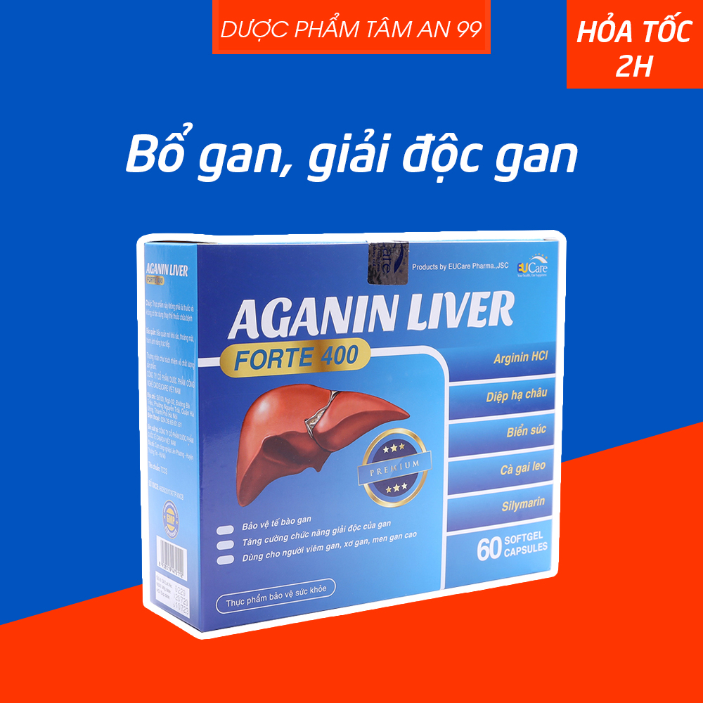Viên uống bổ gan Aganin Liver giúp bổ gan, giải độc