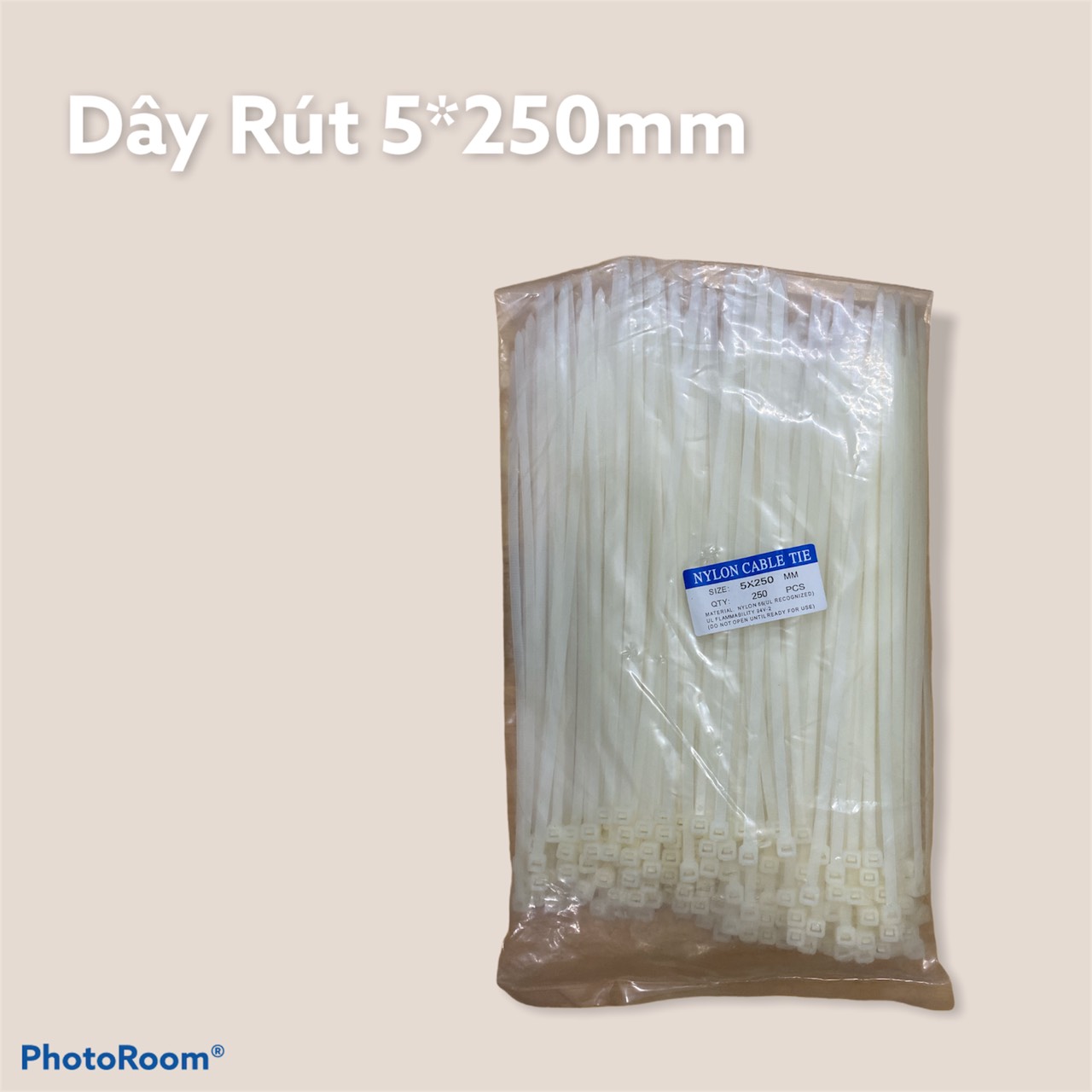 Dây rút nhựa 5*250mm
