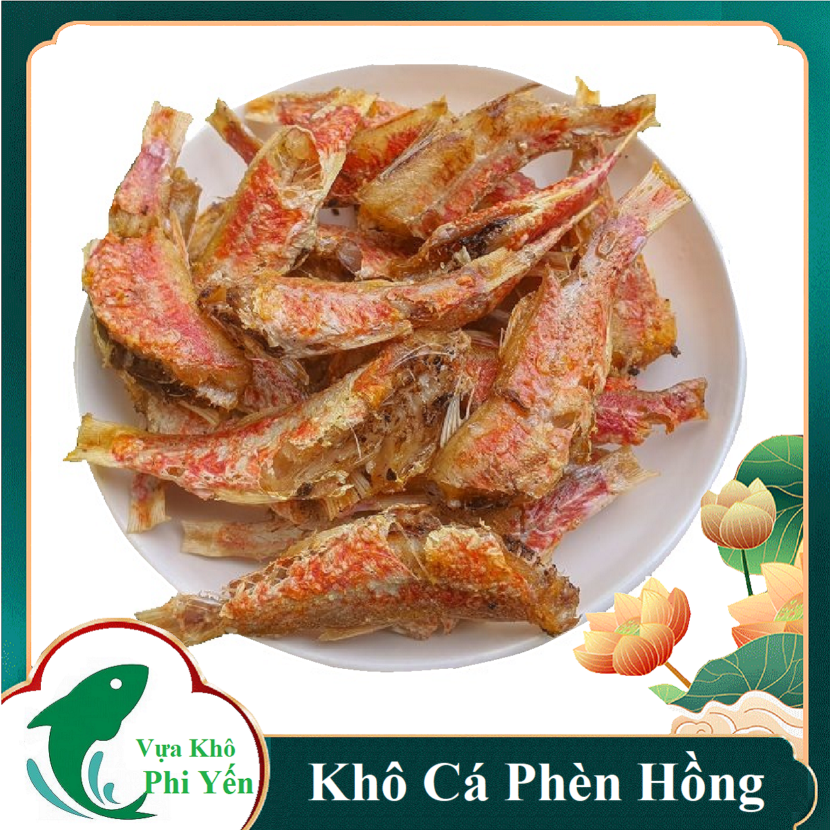 Khô cá hồng phèn kho nghệ - đặc sản xứ nghệ- vựa khô phi yến