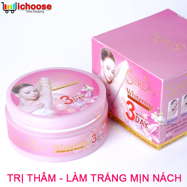 [HCM]Kem thâm nách 3day Thái Lan Seren Whitening Underarm Cream giúp mờ thâm và dưỡng mịn da vùng nách