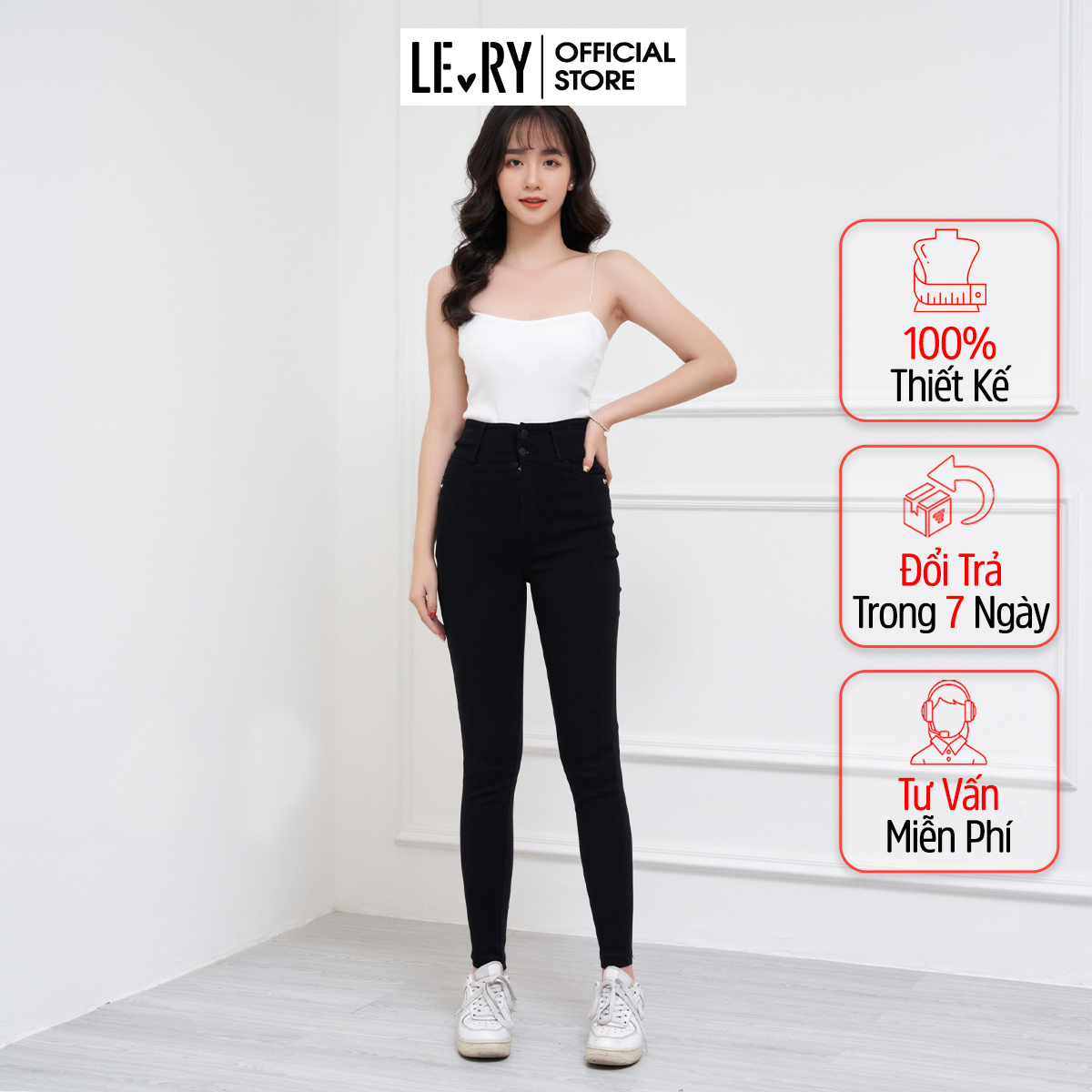 Quần Jean Nữ Bó Sát Must-Have Jea-01 - Lery Factory