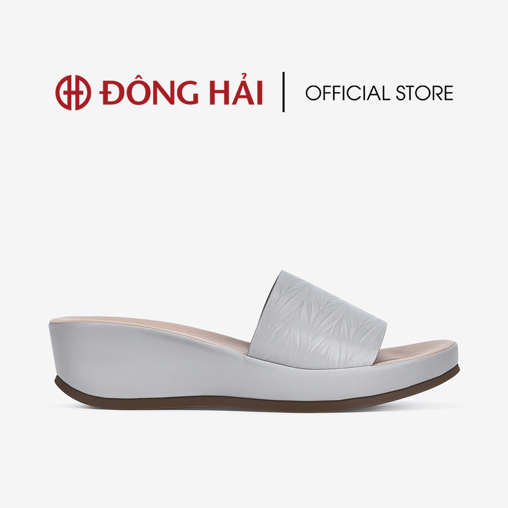 Dép Nữ Zucia Đế Xuồng Quai Ngang Tôn Dáng 5cm - DRX59