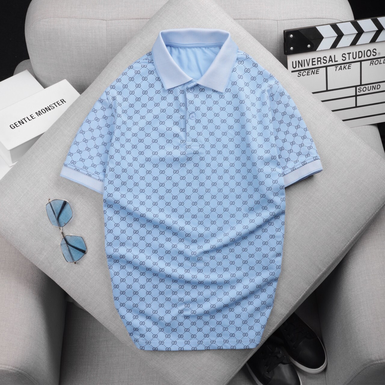 Áo thun polo nam phối bâu sang trọng axk200