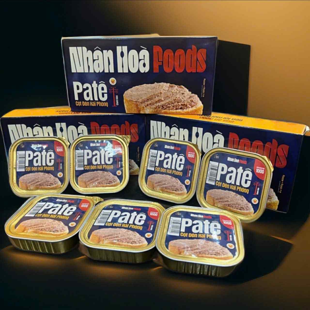 Pate cột đèn thơm ngon hiệu Nhân Hoà Food Hải Phòng