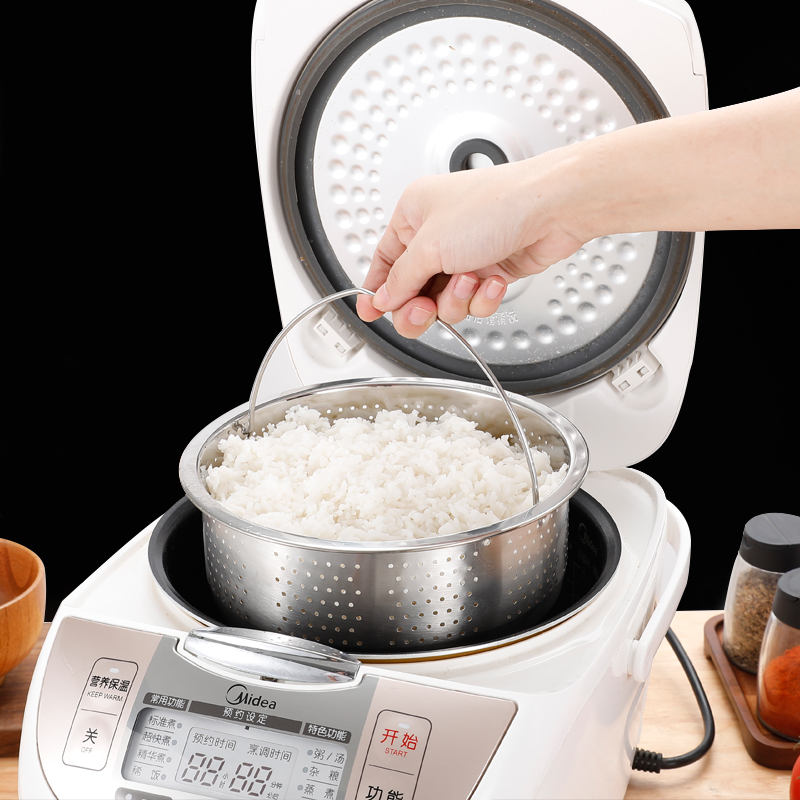 Nồi hấp cơm thần thánh giá hấp cơm tách đường giá hấp nồi hấp lưới thép không gỉ nồi hấp cơm gia dụng