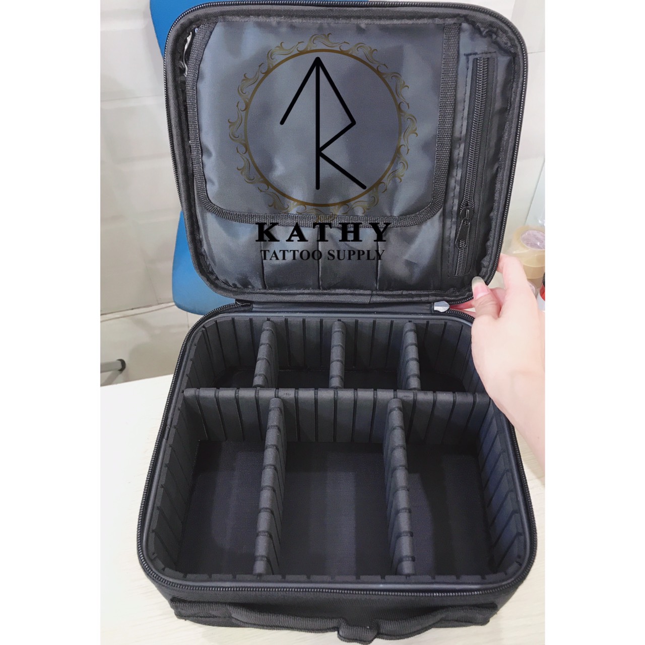 Cốp vải đựng đồ phun xăm, mỹ phẩm , đồ makeup size mini