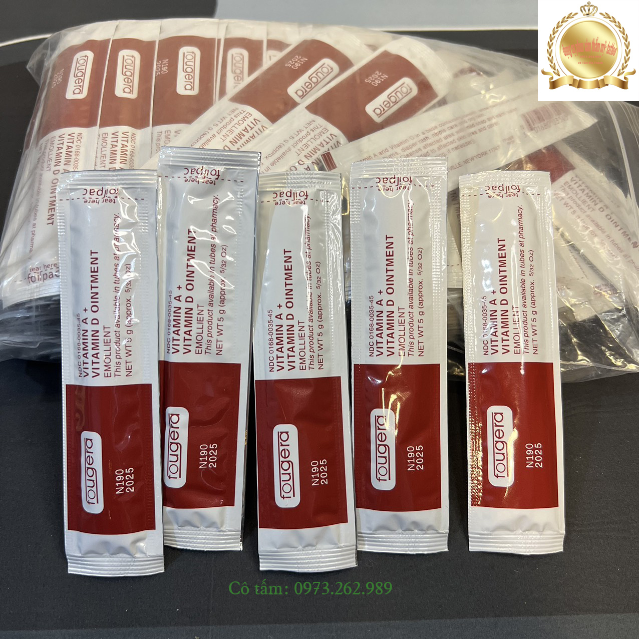 Gói dưỡng Vitamin A+D - son dưỡng môi / cotamhathanh_dcpx