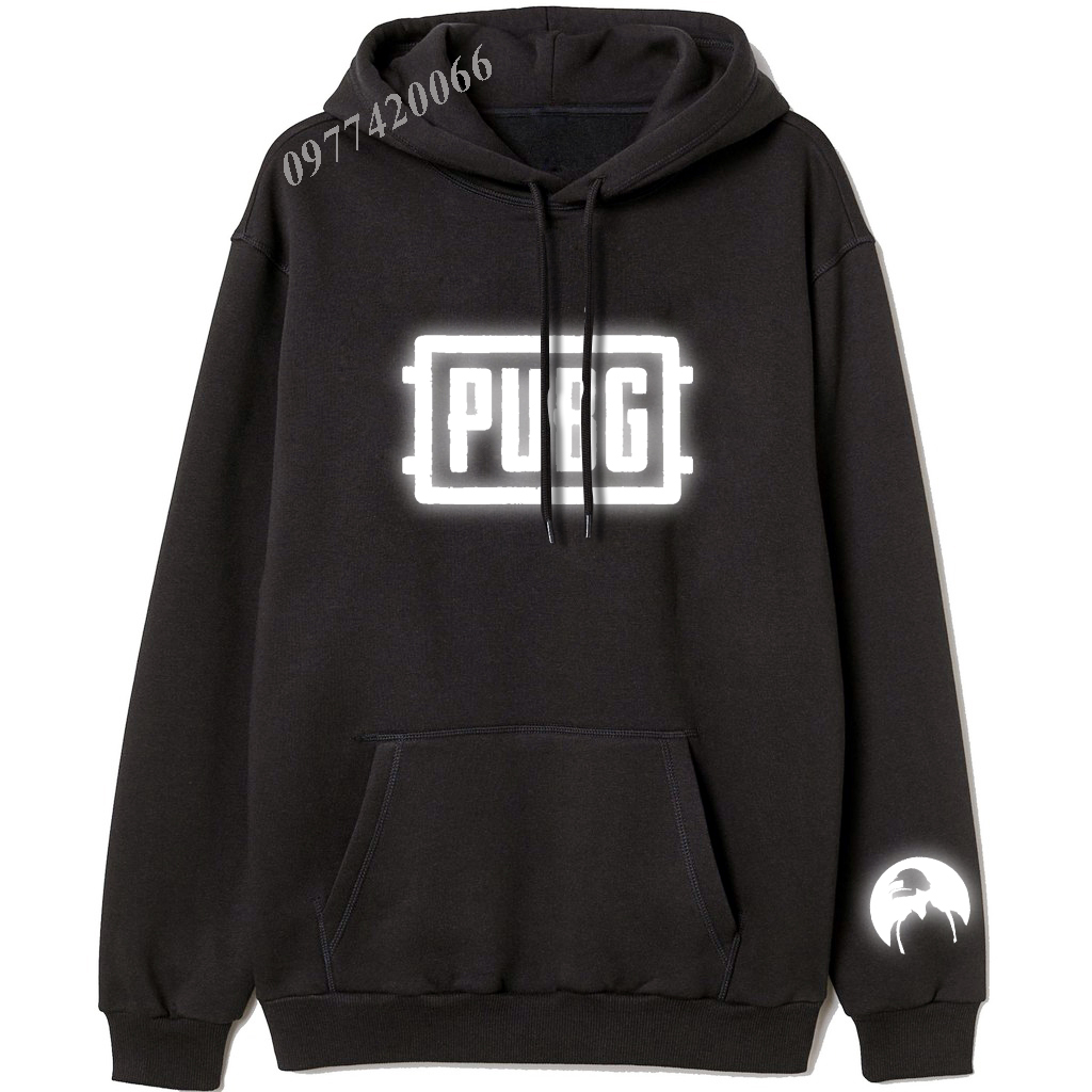 Áo pubg phản quang, áo hoodie pubg phản quang, áo hoodie pubg