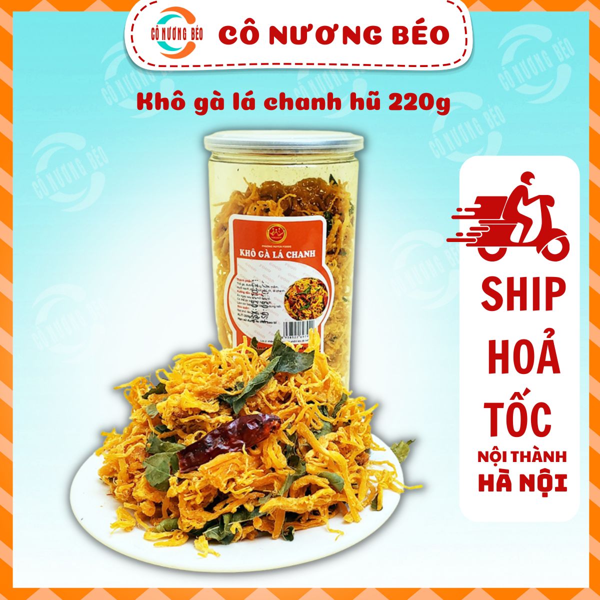 Khô Gà Lá Chanh siêu sạch thơm ngon