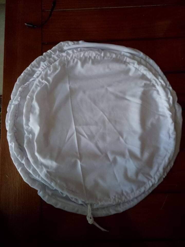 Vải tráng bánh cuốn có dây sẵn 28cm không có khung