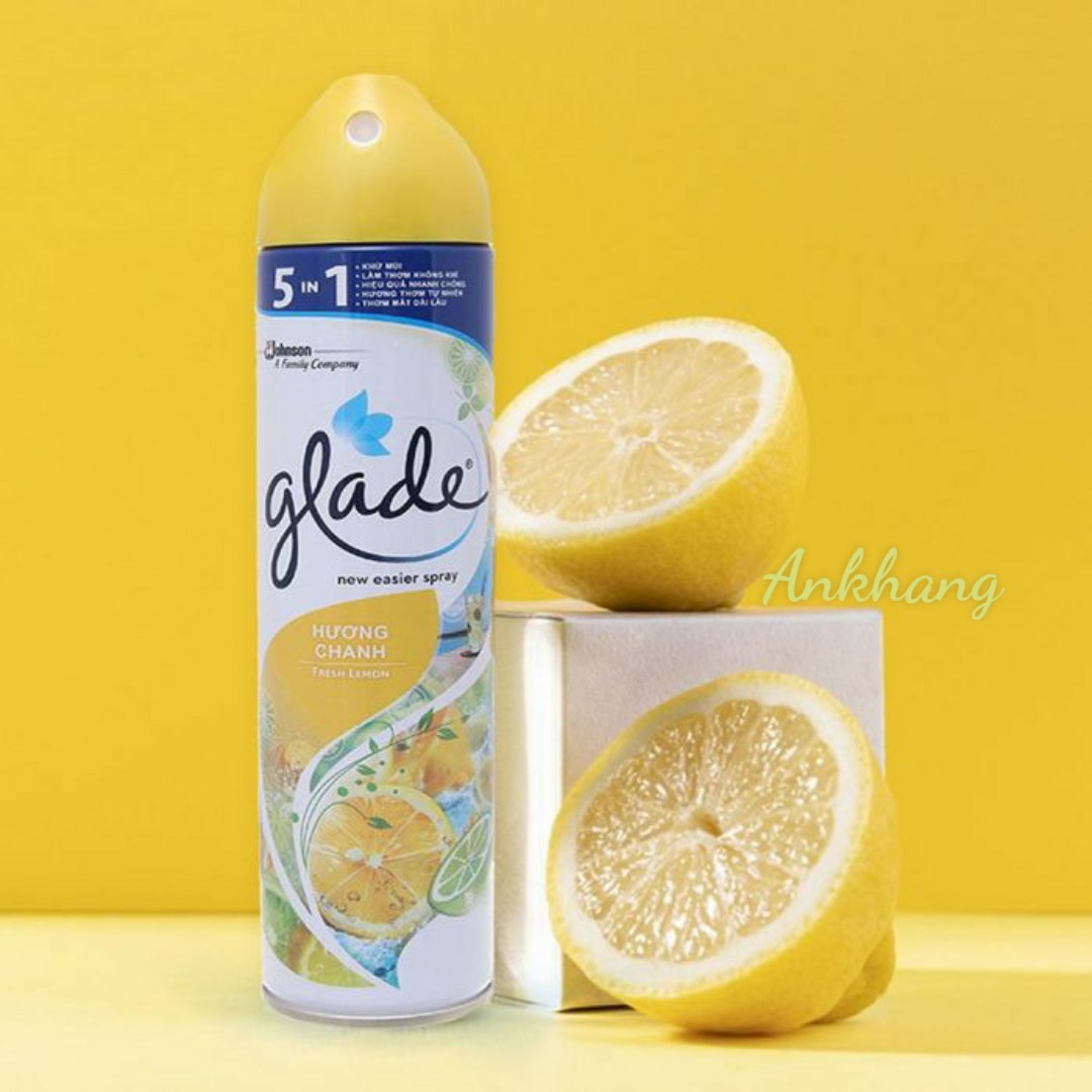 Xịt phòng Glade hương chanh - Lemon 280ml
