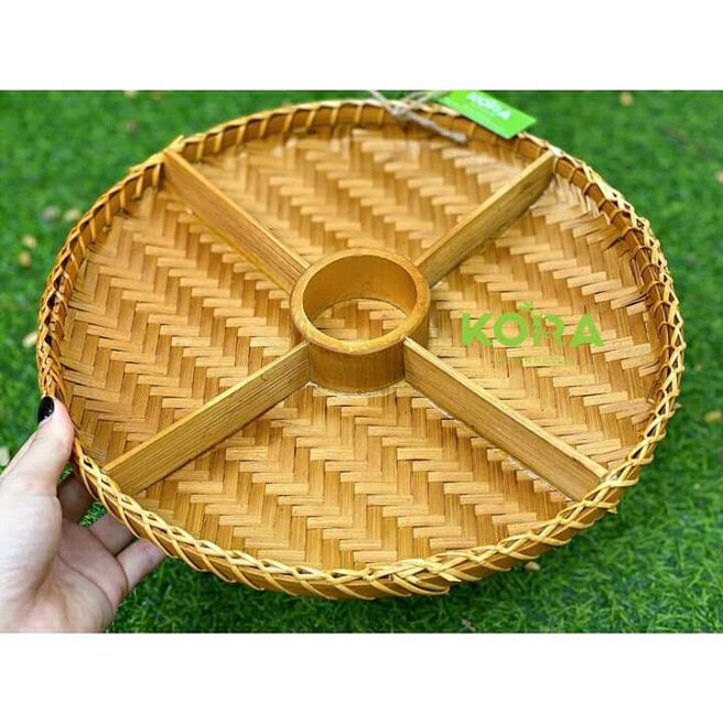 Mẹt tre chia ngăn D25cm