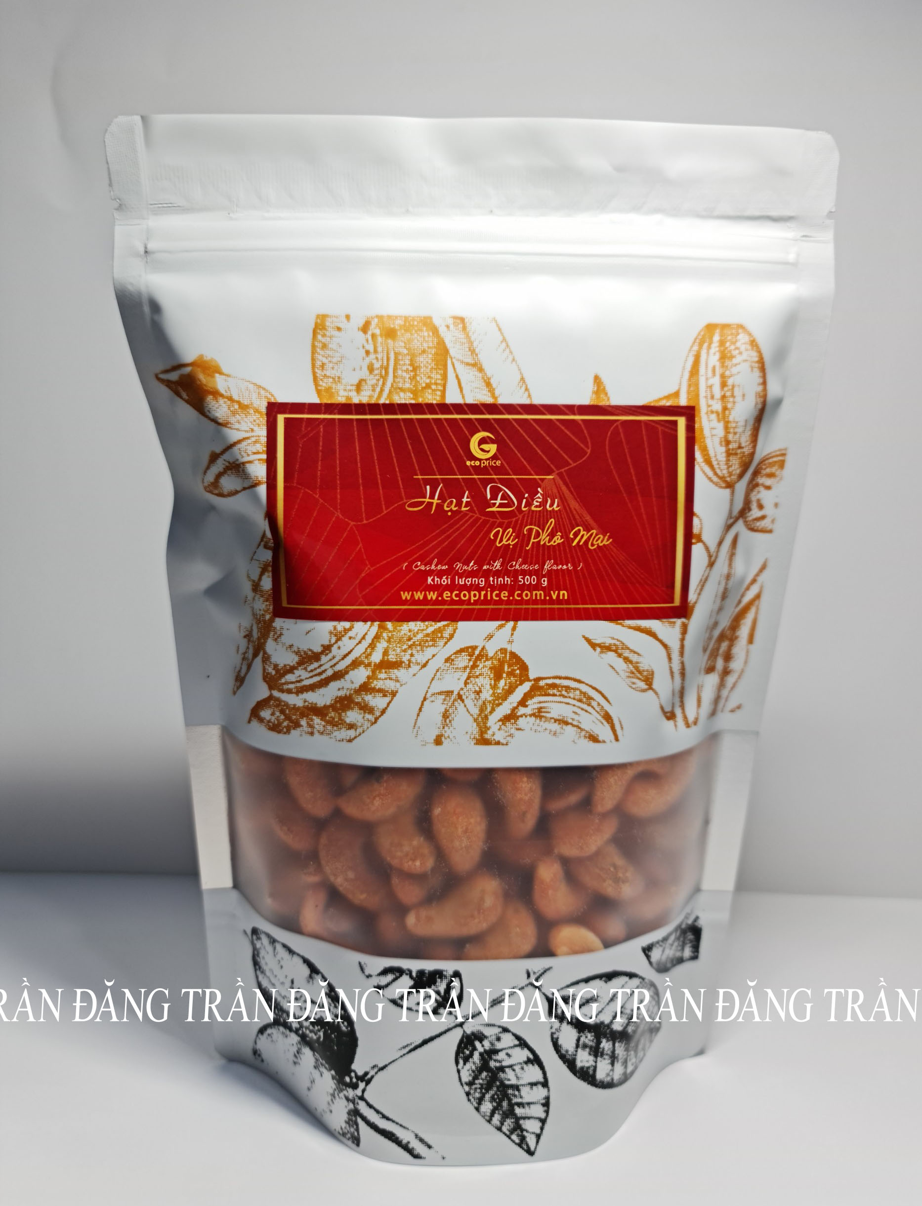 Hạt điều Phô Mai Ecoprice 500g-túi nhựa
