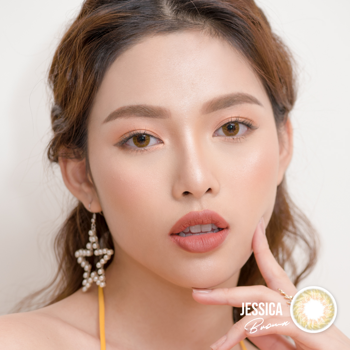 Kính áp tròng DOLL EYES Jessica Brown 14,2mm