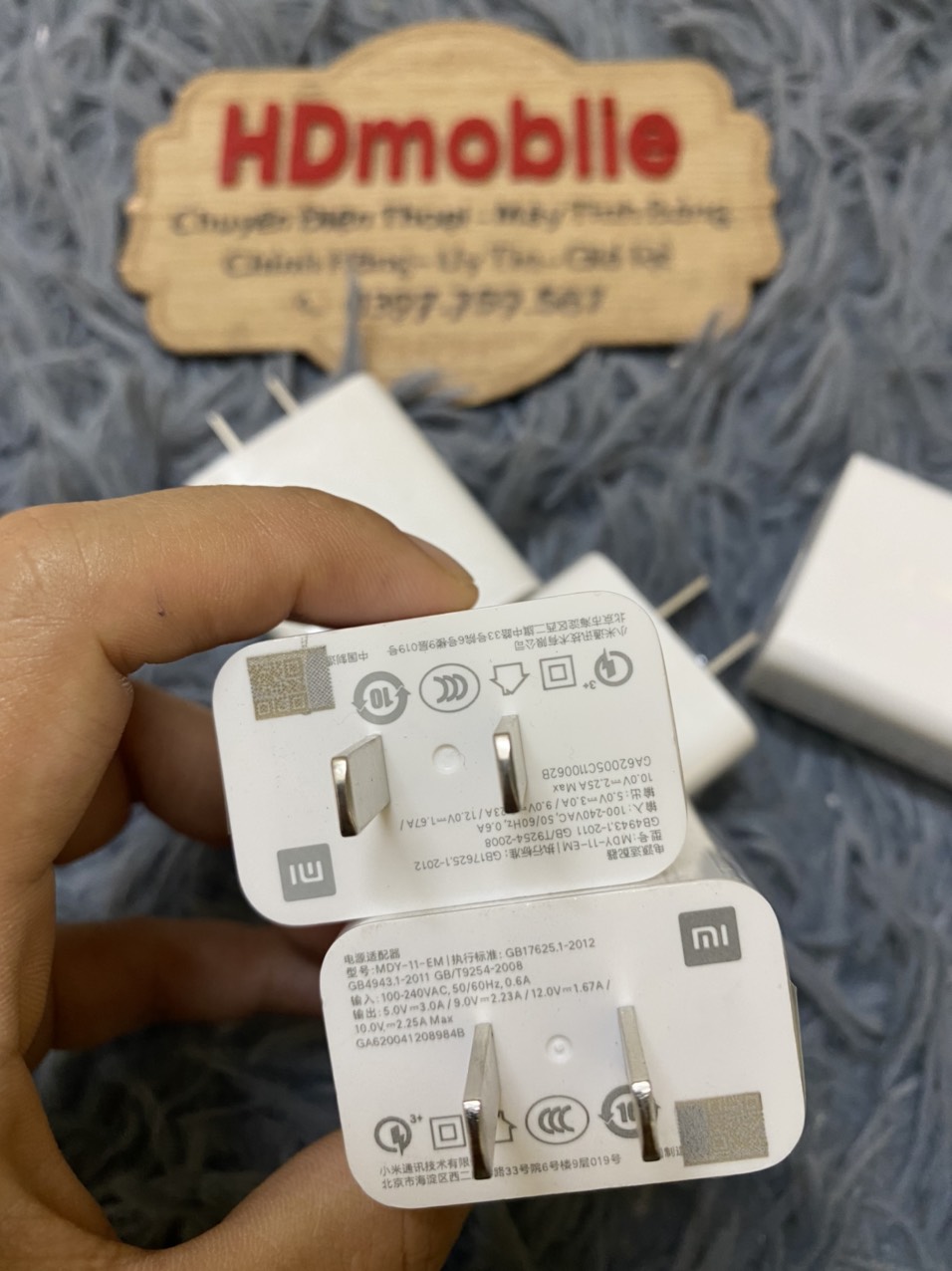 Củ sạc / Cóc sạc nhanh Xiaomi 22.5W chính hãng