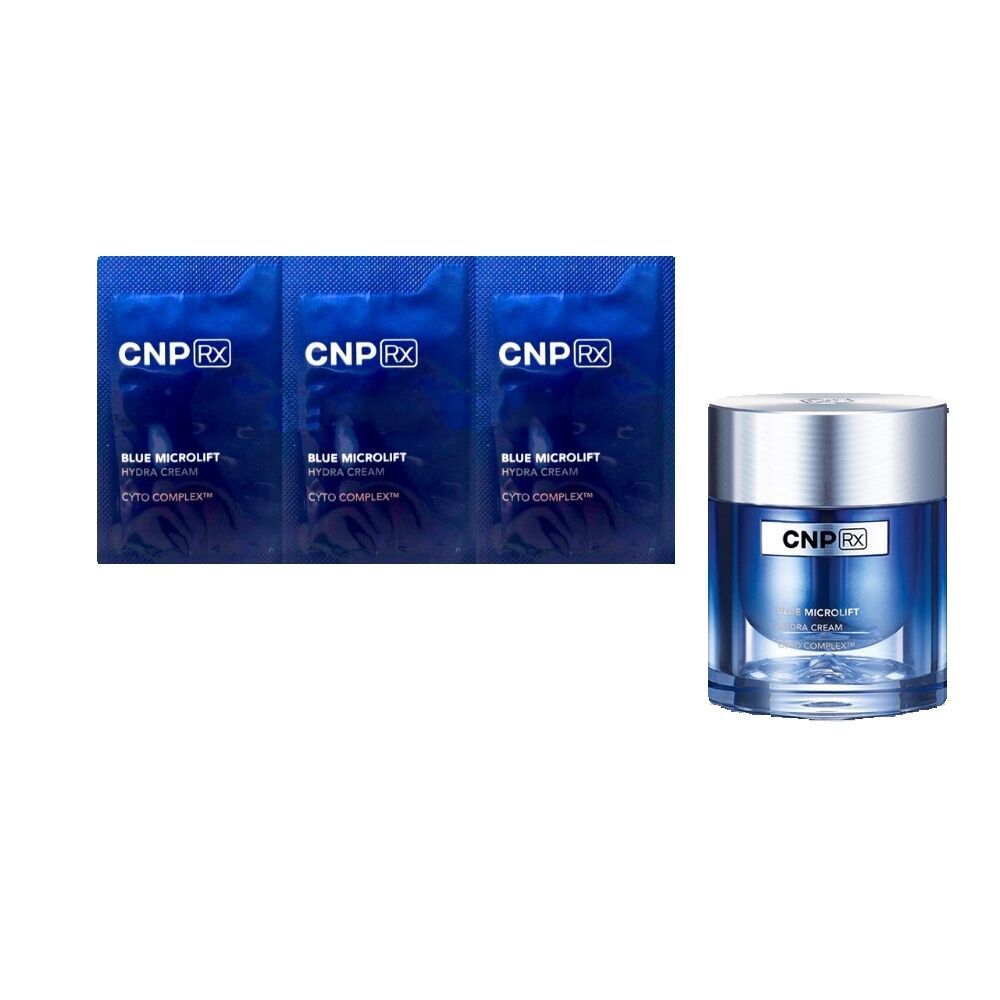 Gói Kem Dưỡng Cấp Ẩm Phục Hồi Cnp Rx Blue Microlift Hydra Cream Cyto Complex 1ml