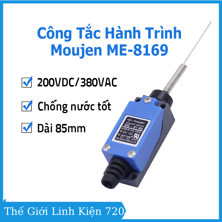 Công tắc hành trình ME-8169 dạng lò xo, hoạt động ổn định