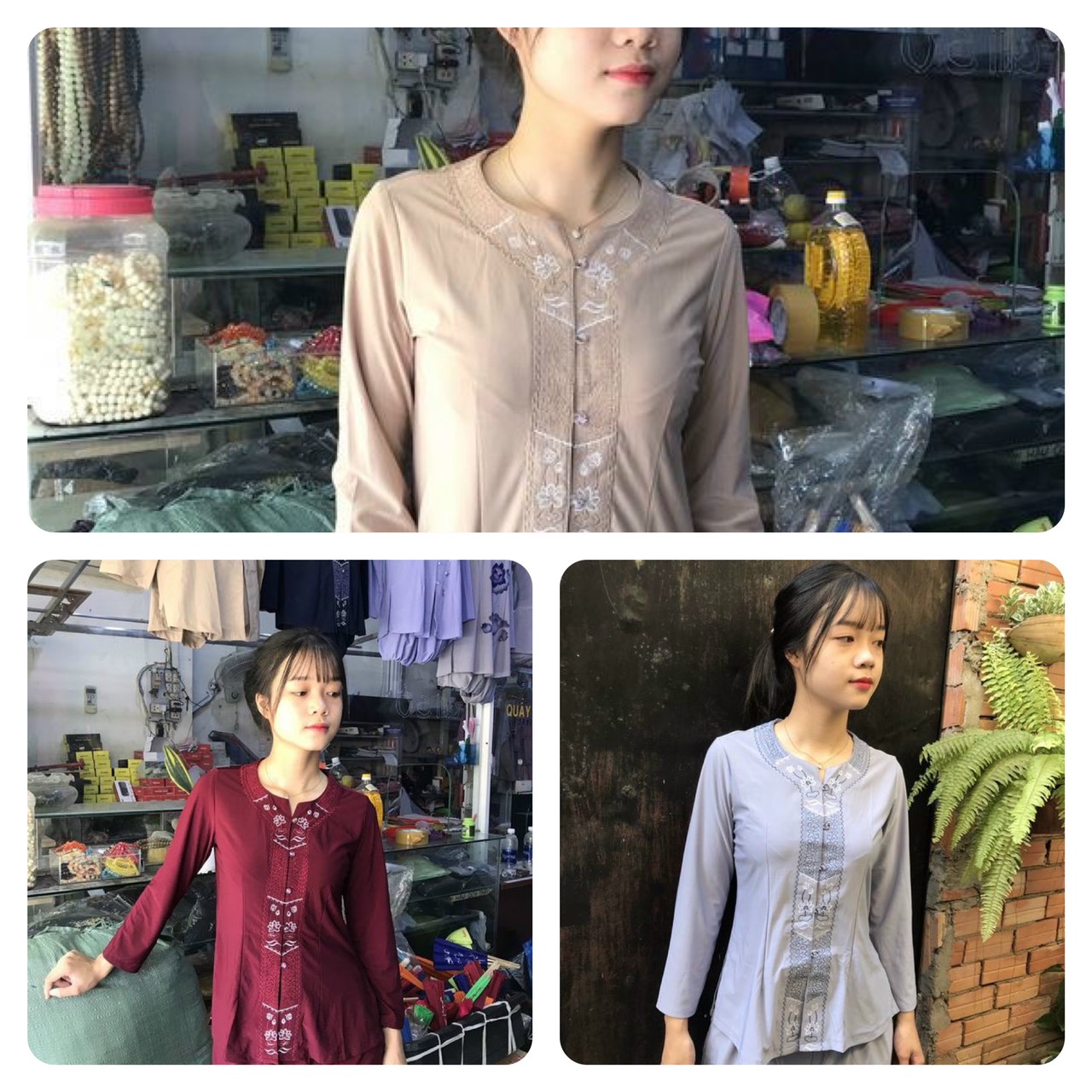 đồ lam đi chùa cao cấp đồ thời trang vải thun co giãn