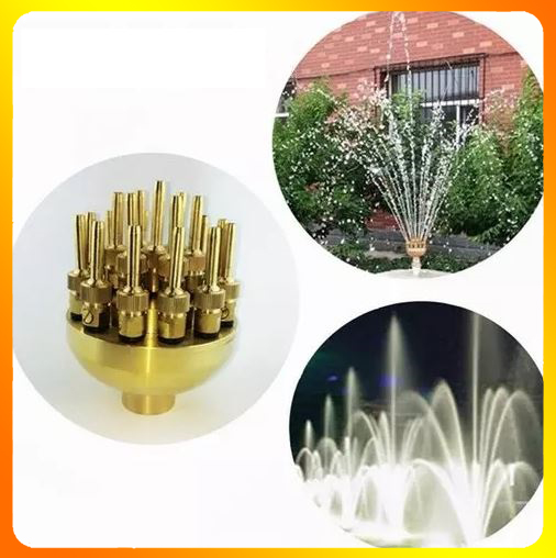 Đầu Phun Nước Nghệ Thuật Hình Bông Hoa 16 Tia Cho Đài Phun Nước