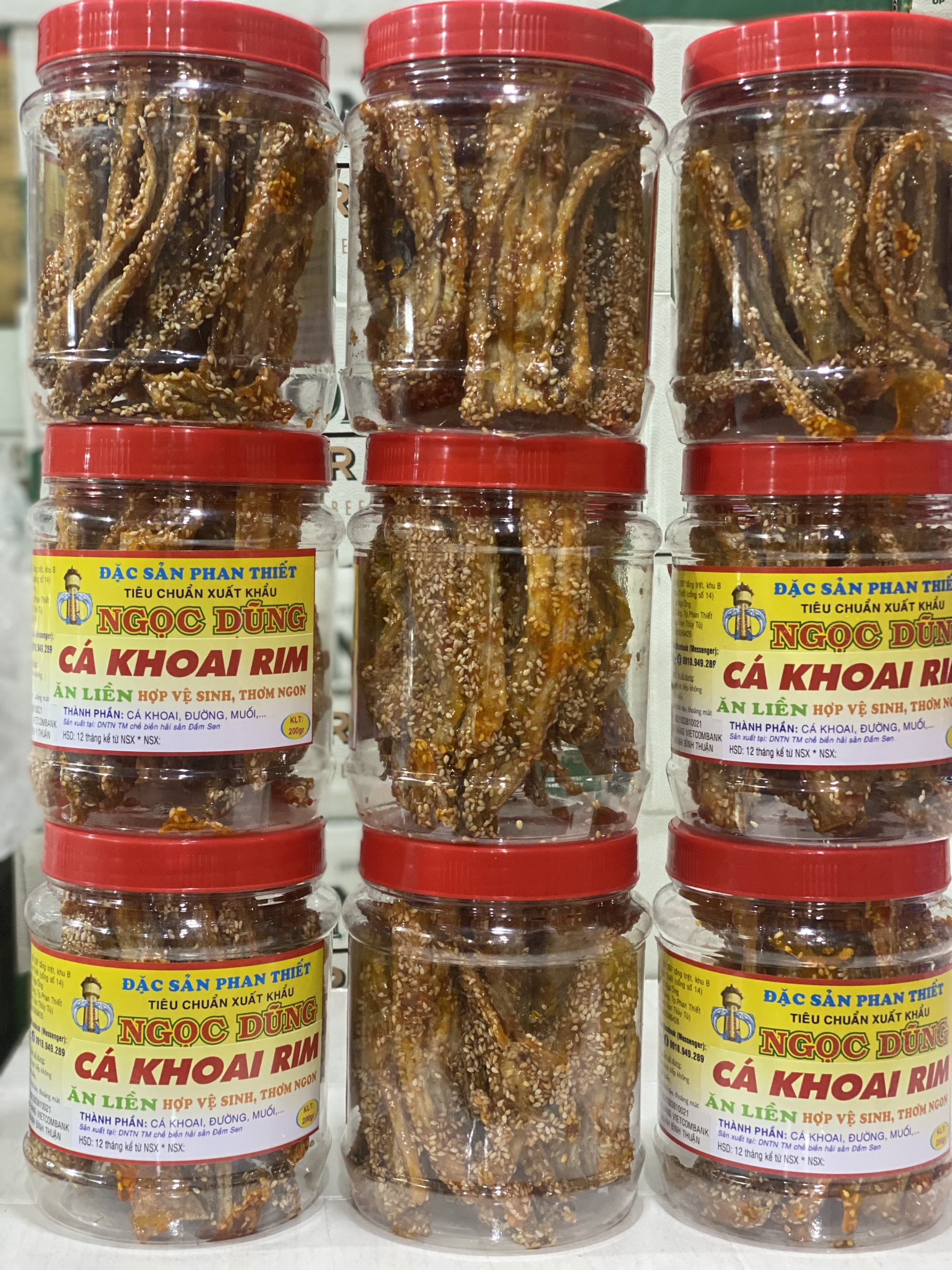 [FREESHIP MAX] Cá Khoai Rim ( ăn liền ) là món ăn quá xá ngon của Shop Đặc Sản Biển Phan Thiết NGỌC DŨNG; Hộp 200 gram. HSD 12 tháng kể từ ngày đặt hàng