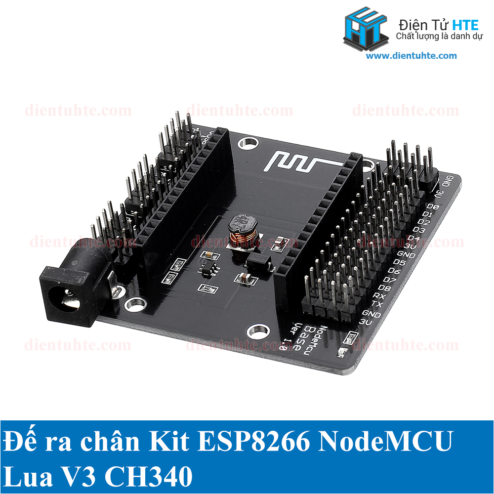 Đế ra chân kit esp8266 nodemcu lua v3 ch340