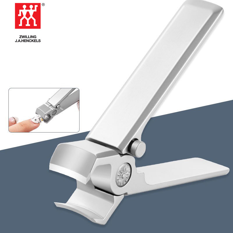 Bấm móng tay Zwilling với miệng lớn xử lý móng dày - thép không gỉ cao cấp