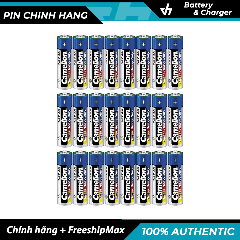 Bộ 24 pin aa camelion r6p