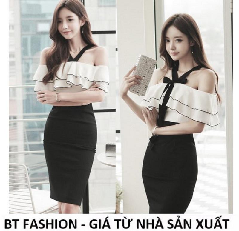 Chân Váy Ôm Công Sở Thun Coton 4 Chiều  Cao Cấp - BT Fashion (VCS3A- DÀI)