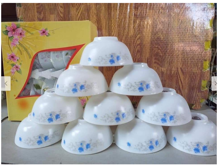 Bộ bát ngọc cao cấp nhiều kiểu dáng hoa văn mới họa tiết ngẫu nhiên