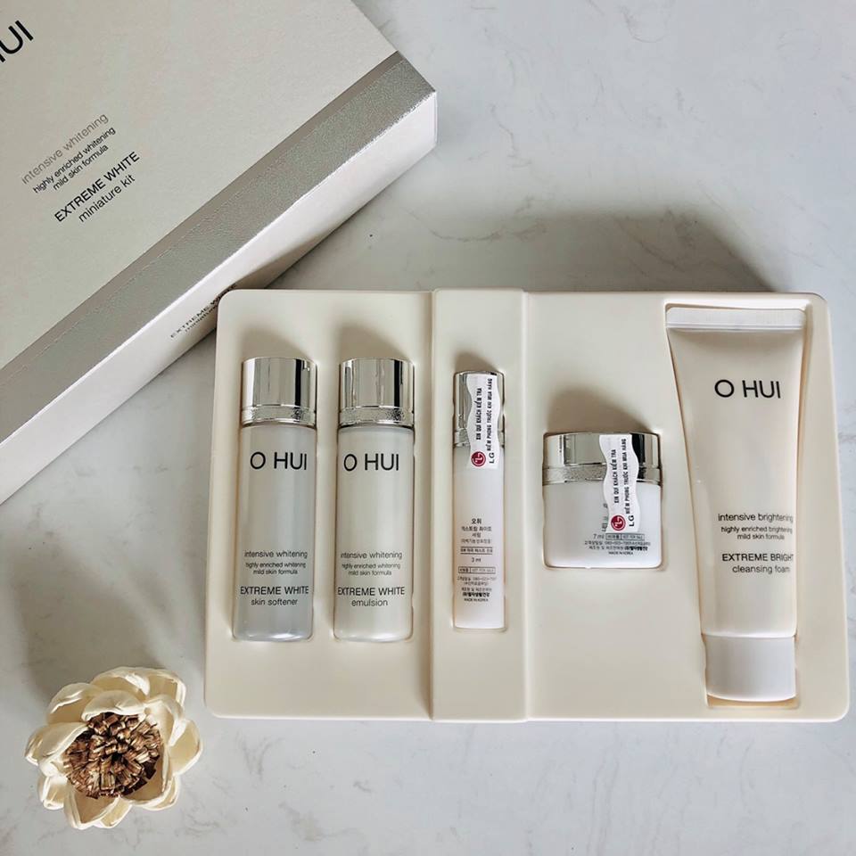 OHUI - Bộ dưỡng trắng da, mờ nám 5 món Ohui White Extreme 5pcs