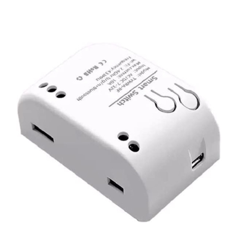 1ch rf smart switch 7-32v ac dc wifi tuya remote control 433 light switch 10a rele relay self-locking interlock inching