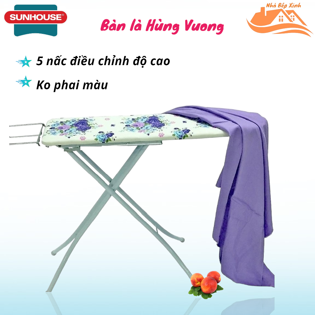 Bàn để là quần áo dạng đứng có khay để bàn là, 5 nấc chỉnh độ cao