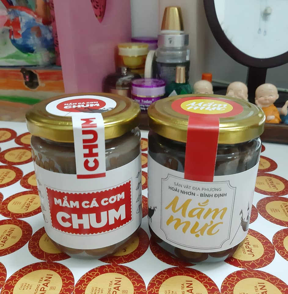 [HCM]COMBO 1HỦ MẮM CÁ CƠM 280gr +1 HỦ MẮM MỰC 280gr ĐẶC SẢN XỨ NẪU BÌNH ĐỊNH