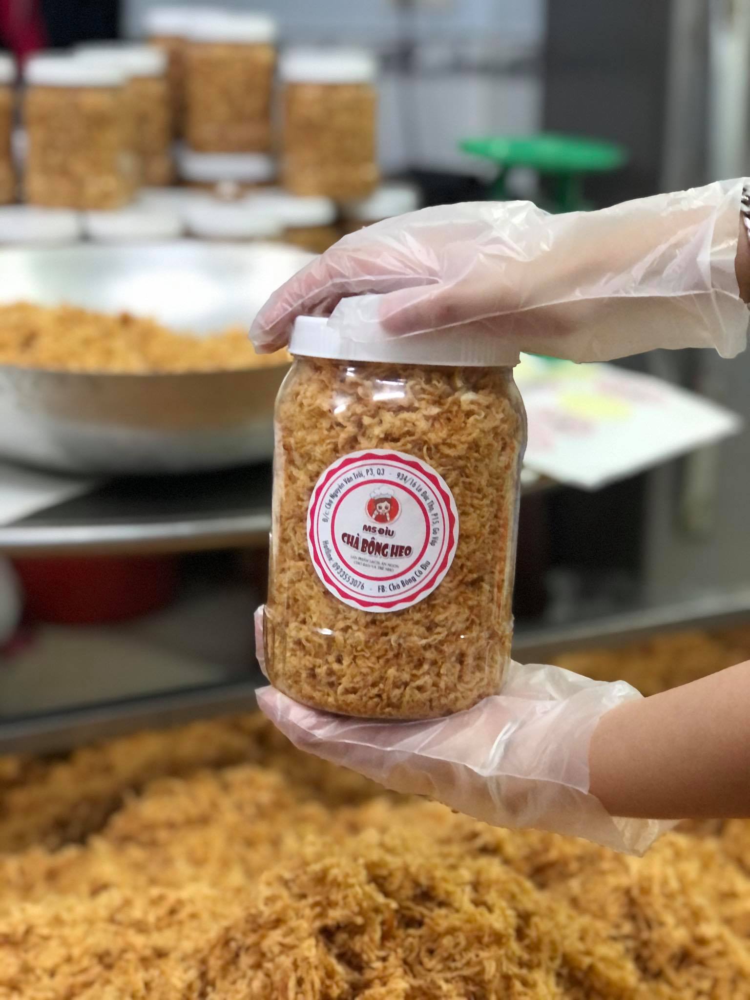 Xuất sắc 1 hộp chà bông heo cô đìu--500g ăn vị rất ngon