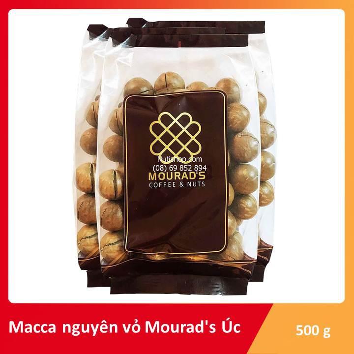[HCM]Macca Nứt Vỏ Tự Nhiên Mourads Úc  500g
