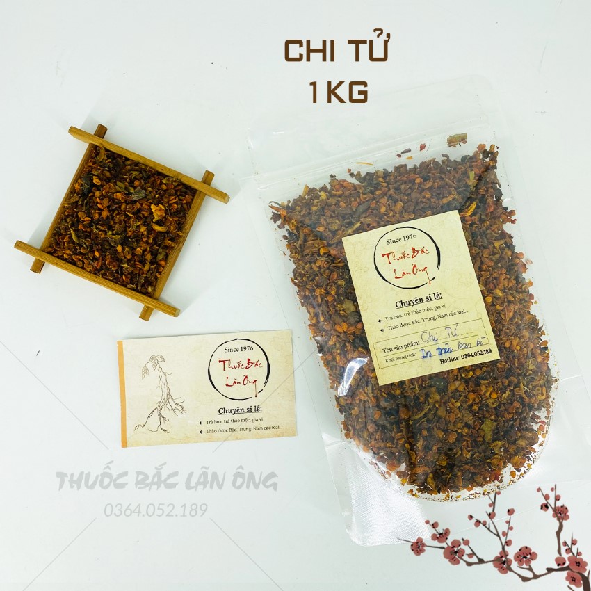Hạt dành dành tạo màu 1kg