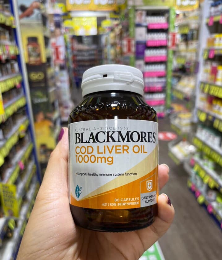 Dầu gan cá tuyết - Blackmores Cod Liver Oil 1000mg